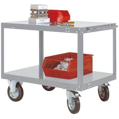 Manuflex TP1061.9006 Tischwagen Alusilber