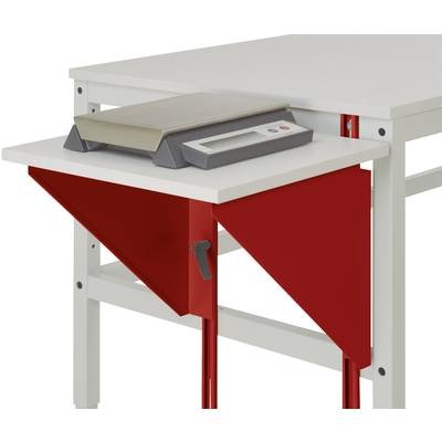 Manuflex AU0003.3003 Höhenverstellbarer Tischansatz für Arbeitstische und Werkbänke, B x T 500 x 600 mm Farbe: