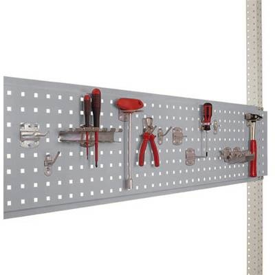 Manuflex AS1703.9006 Werkzeug-Lochplatte für PACKPOOL, Nutzhöhe = 300 mm. Für Tischbreite 1750 mm