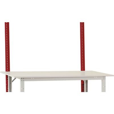 Manuflex AS1661.3003 Aufbausäulen in Rubinrot RAL 3003 für alle PACKPOOL Standard Packtische, Nutzhöhe 600 mm