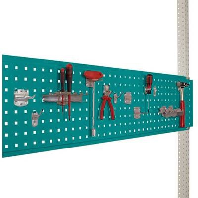 Manuflex AS1703.5021 Werkzeug-Lochplatte für PACKPOOL, Nutzhöhe = 300 mm. Für Tischbreite 1750 mm