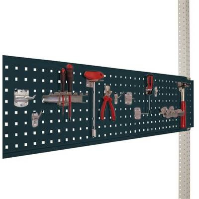 Manuflex AS1704.7016 Werkzeug-Lochplatte für PACKPOOL, Nutzhöhe = 300 mm. Für Tischbreite 2000 mm