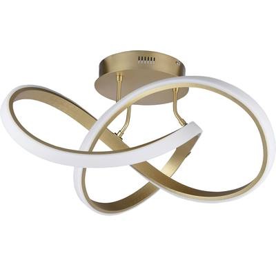 WOFI Indigo 1flg 9134.01.14.9000 LED-Deckenleuchte Gold (matt)