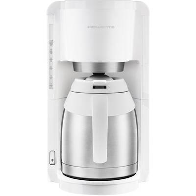 Rowenta CT3811 Kaffeemaschine Edelstahl, Weiß Fassungsvermögen Tassen=12