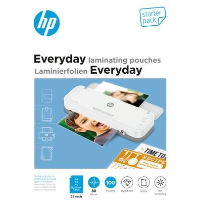 HP Laminierfolie DIN A4, DIN A5, DIN A6, Visitenkarten 80 micron glänzend 100 St.