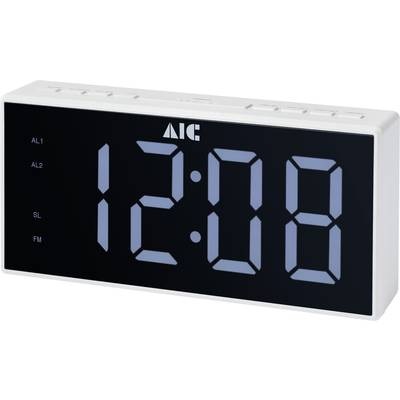 AIC 48XXL Radiowecker UKW UKW Weckfunktion Weiß