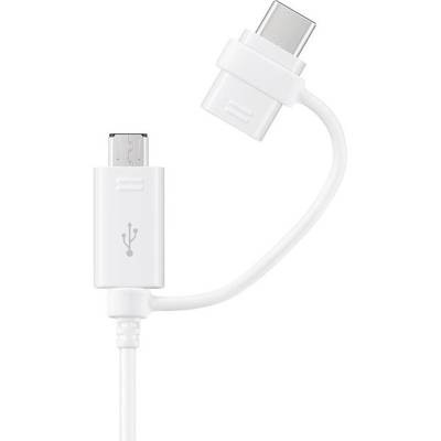 Samsung Handy Kabel EP-DG930 [1x USB - 1x Micro-USB, USB-C™ Stecker] 1.50 m weiß