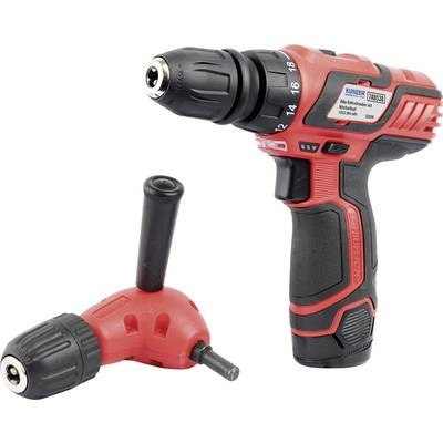 Kunzer 7ABS38 Akku-Bohrschrauber 12 V 2000 mAh Li-Ion inkl. Akku, inkl. Ladegerät