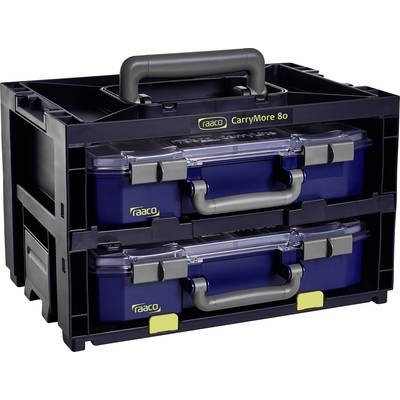 raaco CarryMore 80x2 Sortimentskoffer (B x H x T) 386 x 241 x 278 mm 1 St.