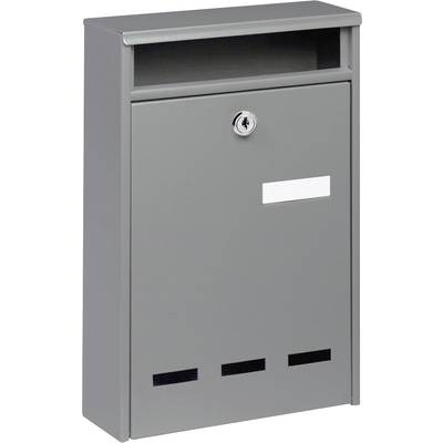 Standard Anlagen-Briefkasten WISMAR B5, grau