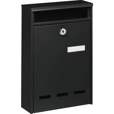 Standard Anlagen-Briefkasten WISMAR B5, schwarz