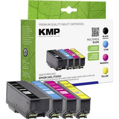KMP E149V Multipack BK/C/M/Y kompatibel mit Epson T 2636