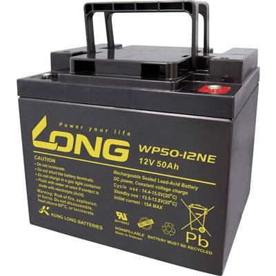 Long WP50-12NE WP50-12NE Bleiakku 12 V 50 Ah Blei-Vlies (AGM) (B x H x T) 199 x 171 x 166 mm M6-Schraubanschluss
