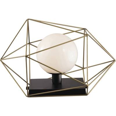 ECO-Light ABRAXAS I-ABRAXAS-L1 ORO Tischlampe E27 60 W Gold, Schwarz