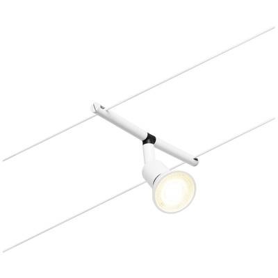 Paulmann Niedervolt-Seilsystem-Leuchte GU5.3 Weiß (matt), Chrom