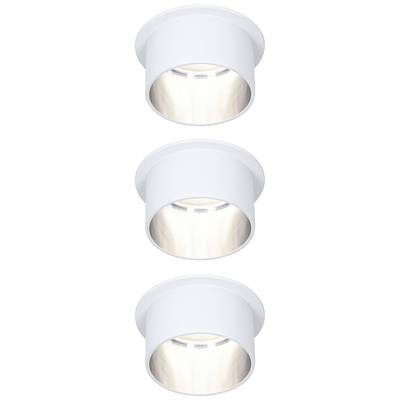 Paulmann Gil LED-Einbau weiß matt/eisen 3er-Set
