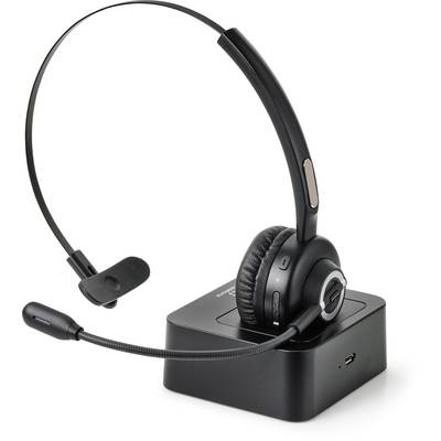 Renkforce RF-PHS-500 Headset Bluetooth schnurlos Over Ear Schwarz