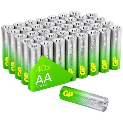 GP Batteries Super Mignon (AA)-Batterie Alkali-Mangan 1.5 V 40 St.