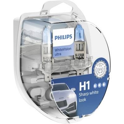 Philips Halogen Leuchtmittel WhiteVision H1 55 W 12 V