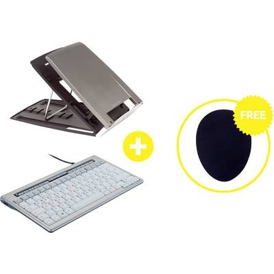 BakkerElkhuizen Homeworking Box Essential DE Home Office-Set Grau