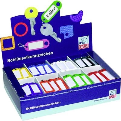 Basi Schlüsselanhänger 8510-9010 8-farbig 200 St./Pack. 1 Set