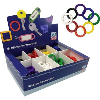 Basi Schlüsselclip 8580-9000 8-farbig 200 St./Pack. 1 Set