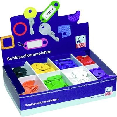 Basi Schlüsselclip 8540-9000 8-farbig 200 St./Pack. 1 Set