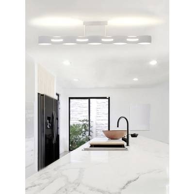 LED-Deckenleuchte Wave nickel