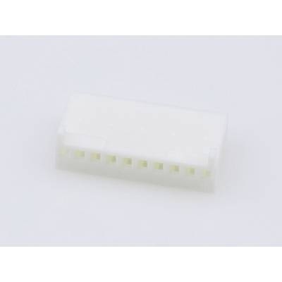 Molex 22013107 KK 254 Crimp Housing, Friction Ramp with Polarizing Ribs, 10 Circuits, Natural