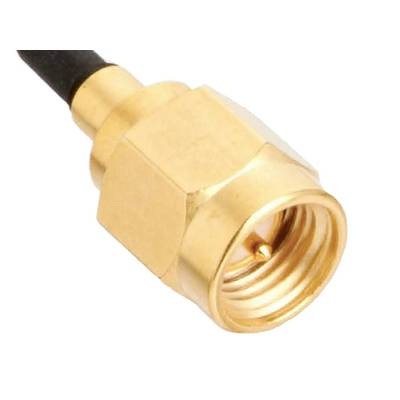 Molex 732510450 50 Ohms, SMA Plug, Straight, Crimp, RG-174, RG-188, and RG-316 Cable, Brass Body, Gold Plated, with