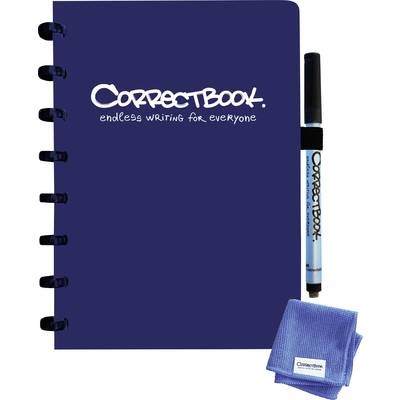 Correctbook DIN A5 navy blue liniert DIN A5 navy blue liniert Notizbuch Navy-Blau DIN A5