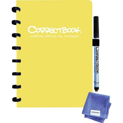 Correctbook DIN A5 yellow liniert DIN A5 yellow liniert Notizbuch Gelb DIN A5