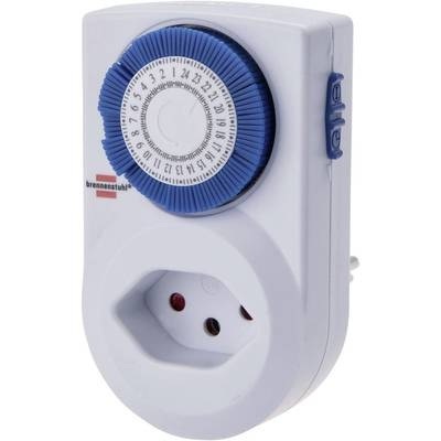 Brennenstuhl - Tages-Zeitschaltuhr MMZ 20 96 Ein-/Ausschaltzeiten pro Tag. Minimaler Schaltabstand: 15 Minuten. Sehr kompakte Bauform. Sehr einfache Bedienung.