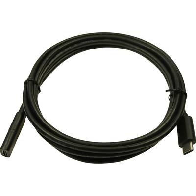 Cliff USB-Kabel USB-C™ Buchse, USB-C™ Stecker 2 m Schwarz