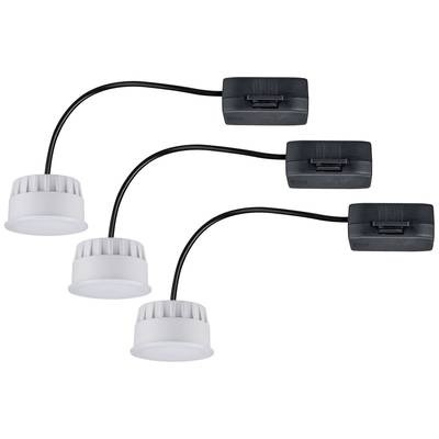 Paulmann 92473 EBL Choose 3er Coin LED-Einbauleuchte 18 W Warmweiß EEK: G (A - G) Satin
