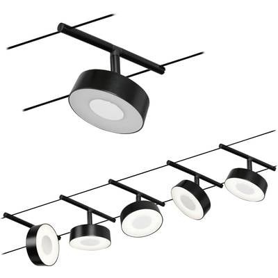 Paulmann WS DC Circle Seil-Komplettsystem Schwarz (matt), Chrom
