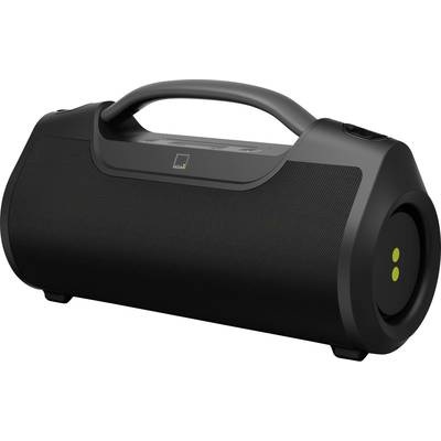 aha N-ERGY Bluetooth® Lautsprecher AUX, Outdoor, Freisprechfunktion, spritzwassergeschützt, USB Schwarz