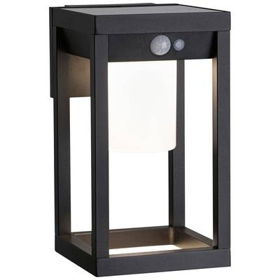 Paulmann Solar-Wandlampe Marisol 94572 LED 5.5 W Warmweiß Schwarz