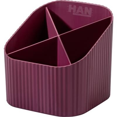 HAN KARMA 17248-17 Stifteköcher Rot Anzahl der Fächer: 4