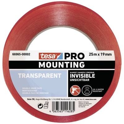 tesa Mounting PRO Transparent 66965-00002-00 Montageband Transparent (L x B) 25 m x 19 mm 1 St.
