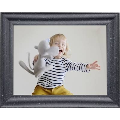 AURA Mason Luxe Digitaler Bilderrahmen 24.6 cm 9.7 Zoll 2048 x 1536 Pixel Kiesel-Grau