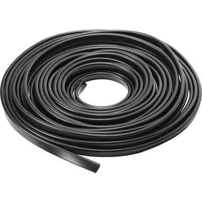 TRU COMPONENTS Kantenschutz PVC Schwarz 10 m