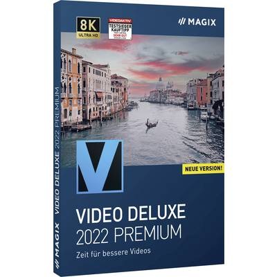 Magix Video deluxe Premium (2022) Vollversion, 1 Lizenz Windows Videobearbeitung
