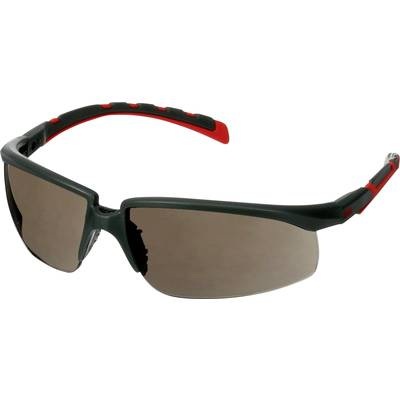 3M S2002SGAF-RED Schutzbrille mit Antibeschlag-Schutz Rot, Grau DIN EN 166