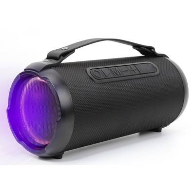 Denver BTG-408 Bluetooth® Lautsprecher spritzwassergeschützt, AUX, USB, SD Schwarz
