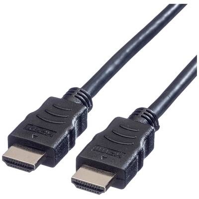 Value HDMI High Speed Cable + Ethernet, M/M 5 m, 5 mm, Black
