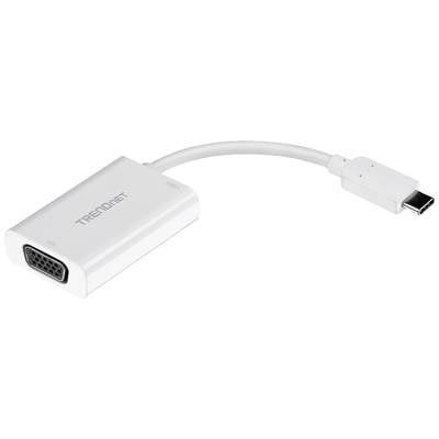 TrendNet TUC-VGA2 - USB-C zu VGA Adapter mit Stromversorgung (PD)