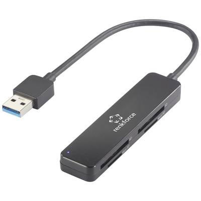 Renkforce RF-PCR-220 USB-Kartenleser Smartphone/Tablet Kartenleser Schwarz