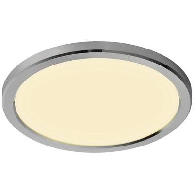 Nordlux LED-Wand- und Deckenleuchte Oja 29 14.5W 830-840 1600lm Weiß and Chrom IP54 | 3-Stufen Dimmbar - Dim to Warm