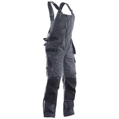 Jobman J3730-grau/schwarz-64 Latzhose mit Hängetaschen Kleider-Größe: 64 Dunkelgrau, Schwarz